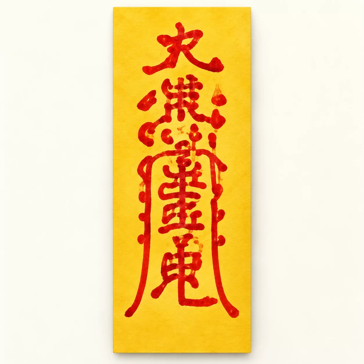 Three Officials Relief Paper Talisman