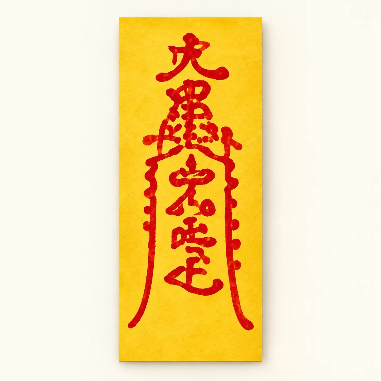 Five Thunders Home Protection Paper Talisman