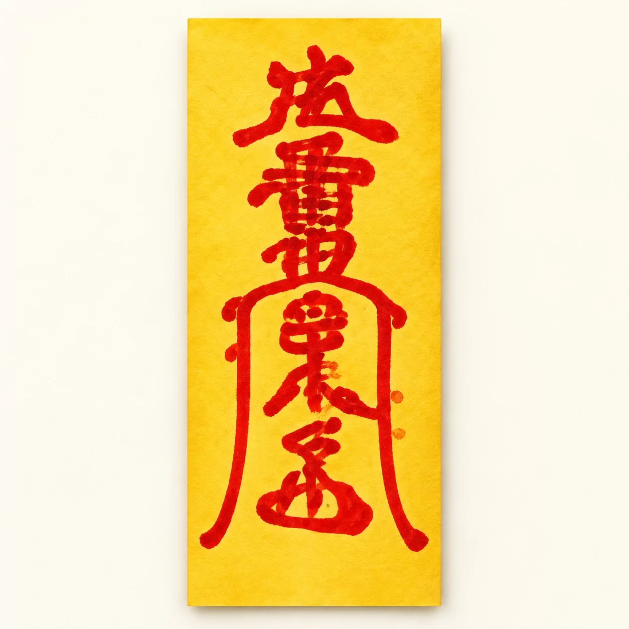 Five Thunders Paper Talisman