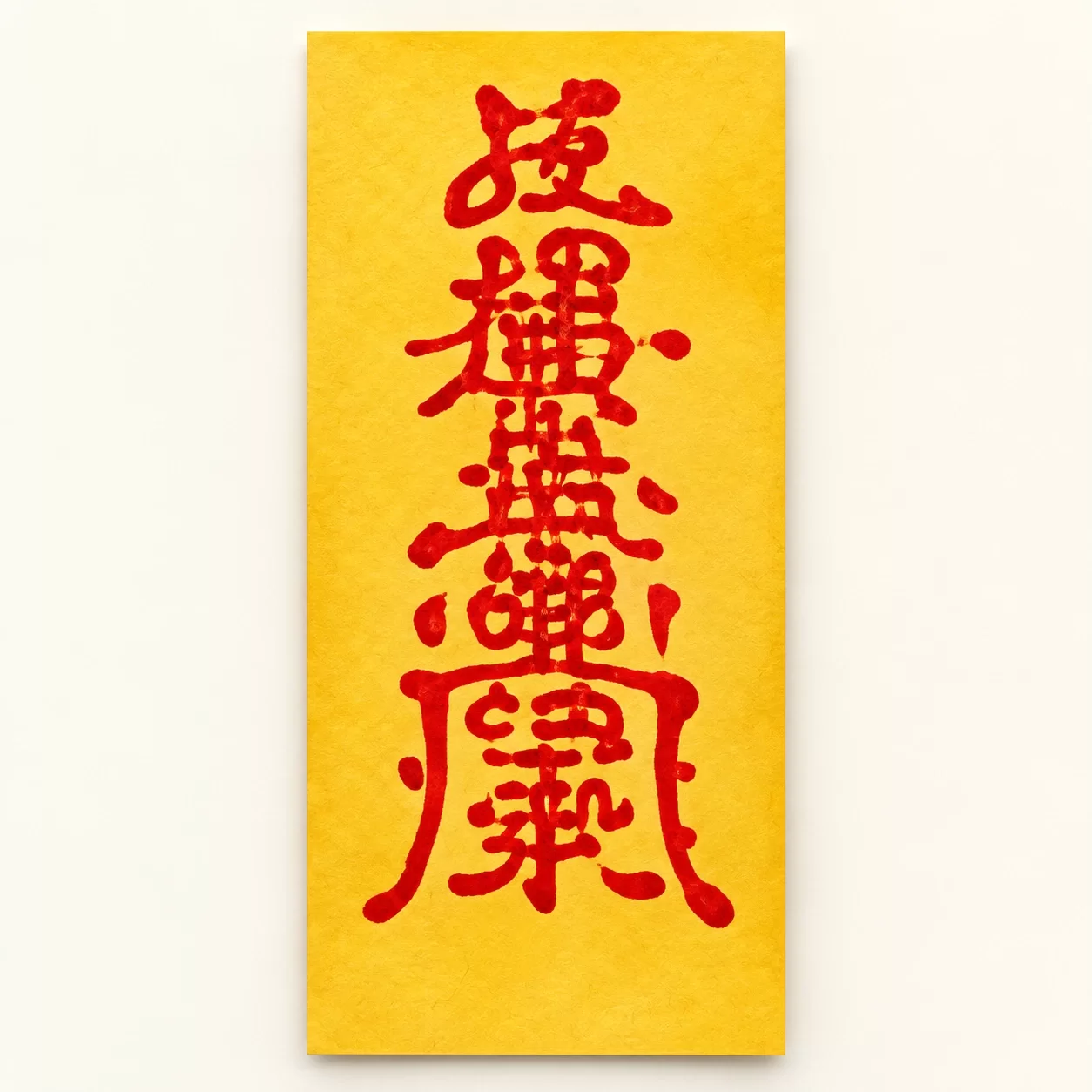 Five Wealth Gods Paper Talisman