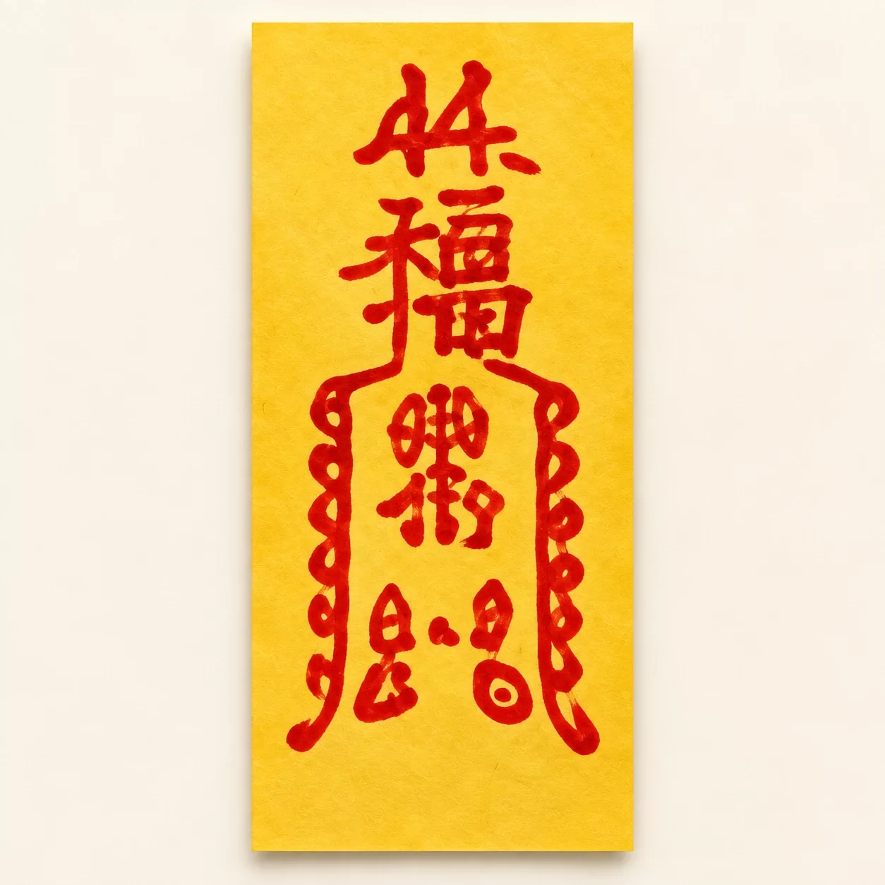 Five Blessings Paper Talisman